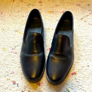 Black leather loafers by Little Burgundy. Women’s size 7.5